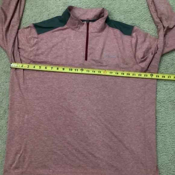 Columbia Men’s Large 1/4 Zip Long Sleeve Omni-Wick Pullover - Picture 6 of 8
